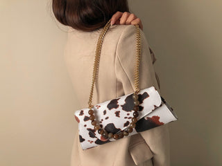 Aliel Brown Cow Print Ghalia " غø§لٚø©" - Maison OrientAlielMaison OrientHandbags