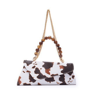Aliel Brown Cow Print Ghalia " غø§لٚø©" - Maison OrientAlielMaison OrientHandbags