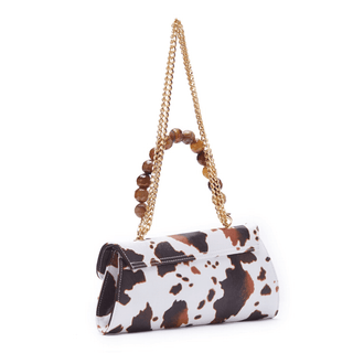 Aliel Brown Cow Print Ghalia " غø§لٚø©" - Maison OrientAlielMaison OrientHandbags