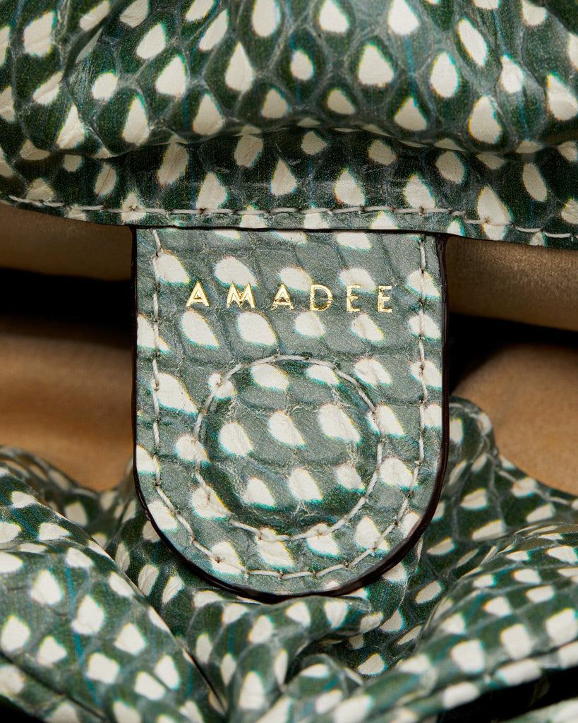 Ami Phyton Embo Green - Maison OrientAMADEE STUDIOMaison OrientBucket Bags
