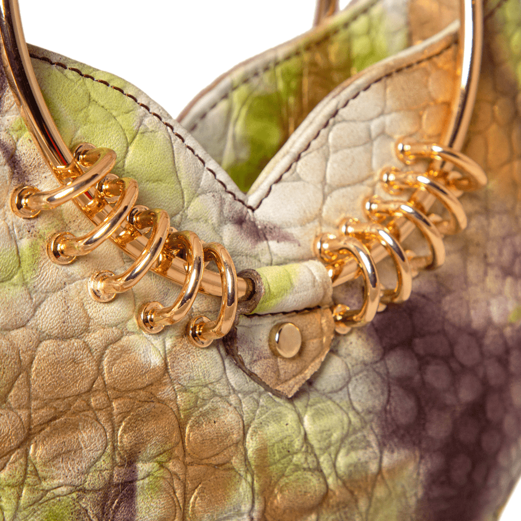 Aubergine Jari'Aa Metal Handle - Maison OrientAlielMaison OrientMini Bags