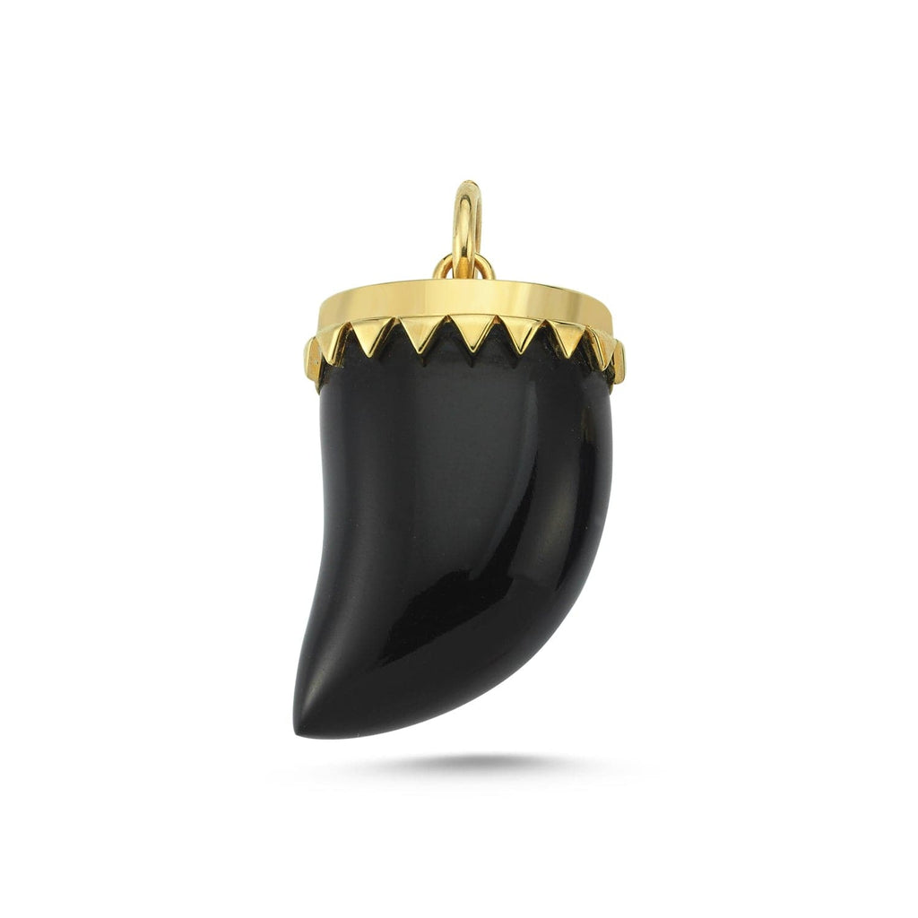 Black Onyx Shark Fin Charm - Maison OrientCrushMaison OrientCharms & Pendants