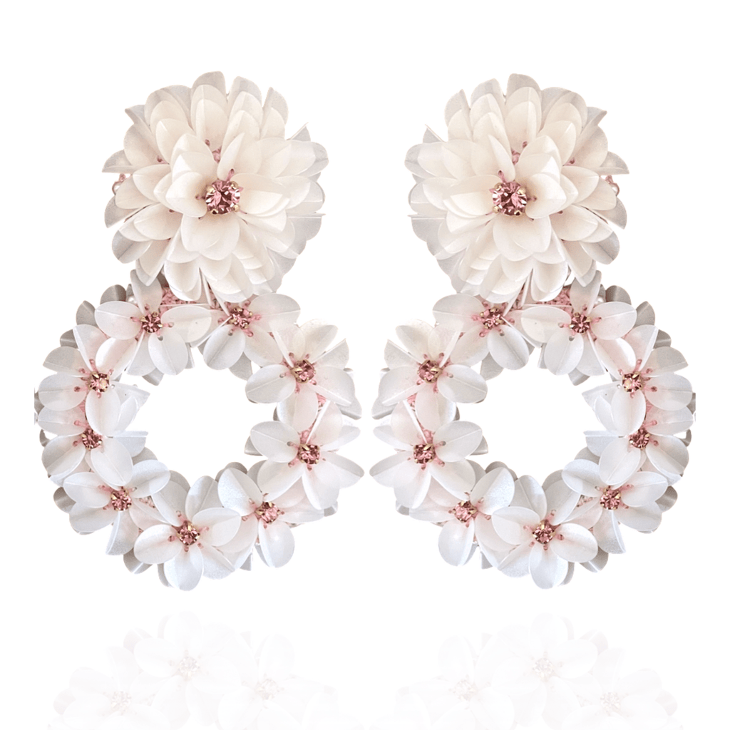 Blush Yasmine Hoops - Maison OrientPinar OzevlatMaison Orient