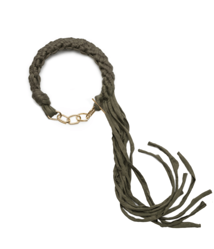 Braided Chain Collar Green - Maison OrientNoritamyMaison OrientNecklaces