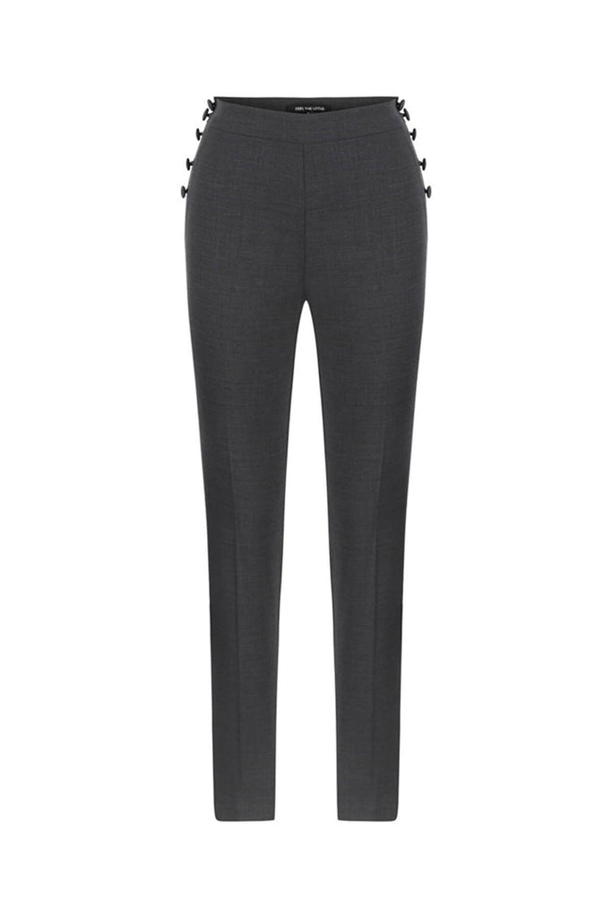 Buttoned Pants Grey