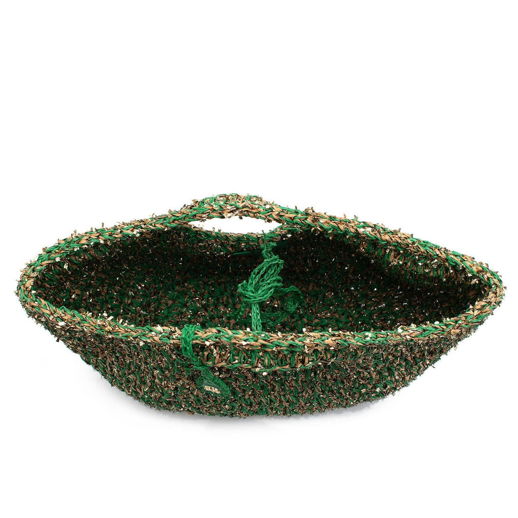 CAPRI IN CLASSIC GREEN BASKET TOTE - Maison OrientJIMBAMaison OrientTote Bags