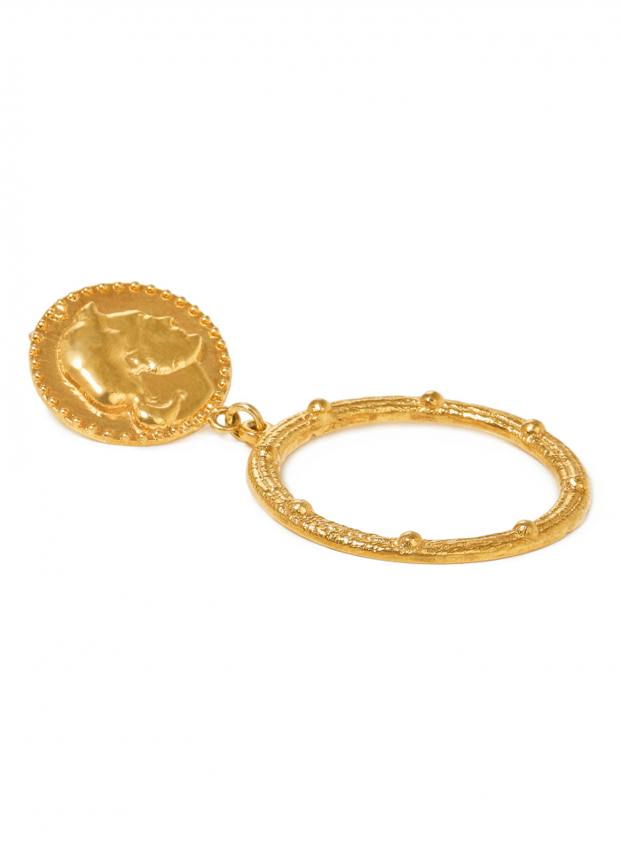 Coin Earring With Circle - Maison OrientNatia X LakoMaison OrientEarrings