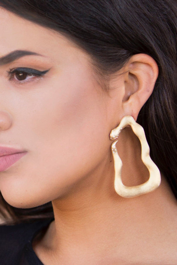 Ammanii Queen Hatshepsut Mix-and-Match Drop Earrings Vermeil Gold | Maison Orient