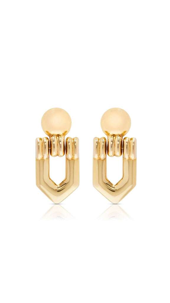 Contemporary Italian Hinged Door Knocker Earrings - Maison OrientYazJewelsMaison OrientEarrings