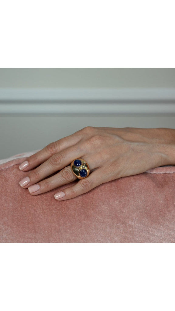 Contemporary Sapphire Cocktail Ring - Maison OrientYazJewelsMaison OrientRings