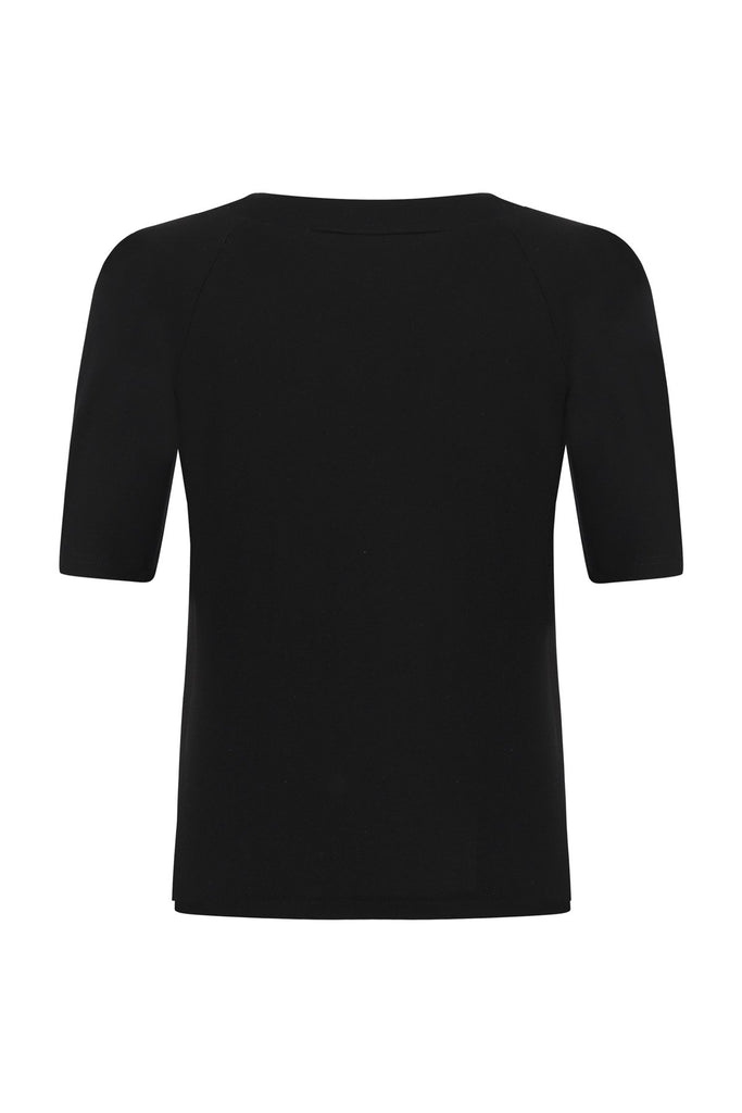 Cotton T-shirt Black | Maison Orient