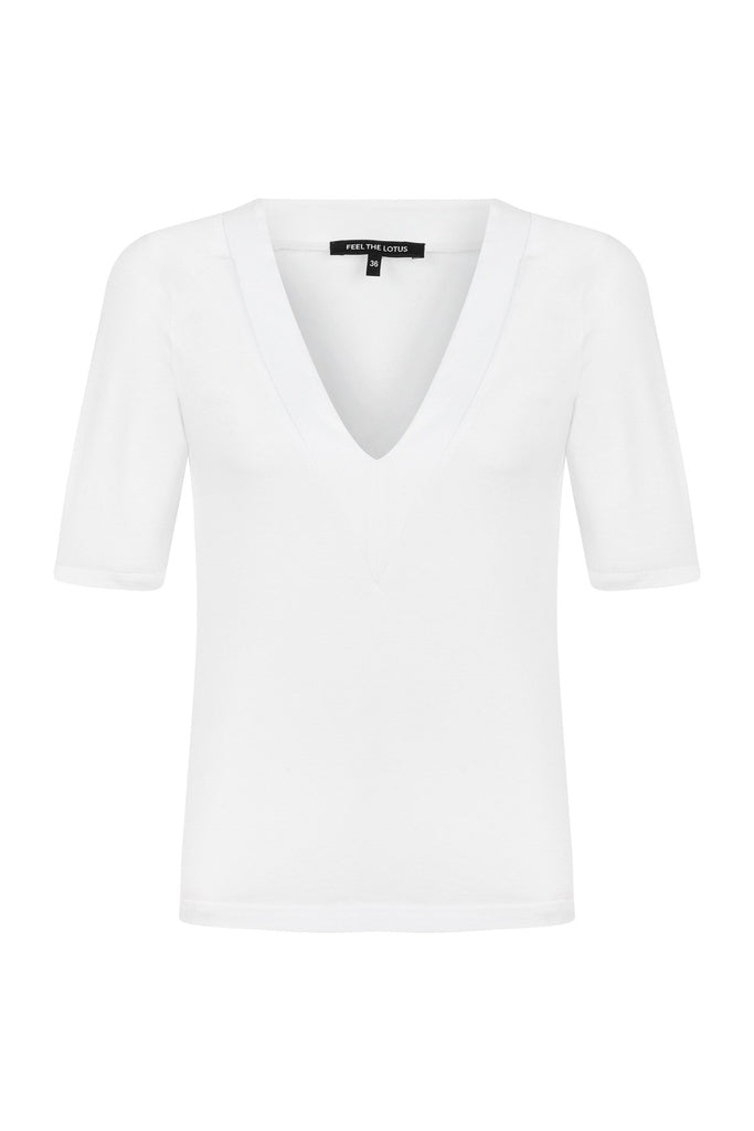 Cotton T-shirt White | Maison Orient