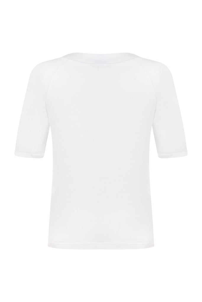 Cotton T-shirt White | Maison Orient