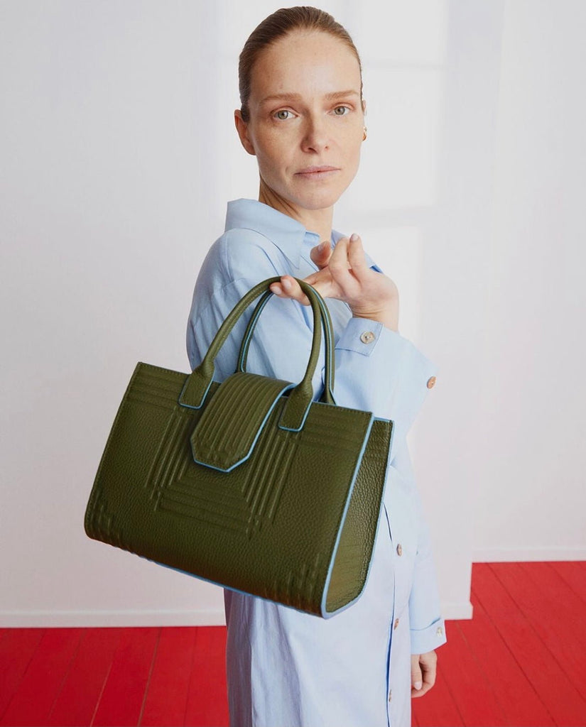 Deena At Riyadh Summer Green - Maison OrientMiselaMaison OrientTote Bags