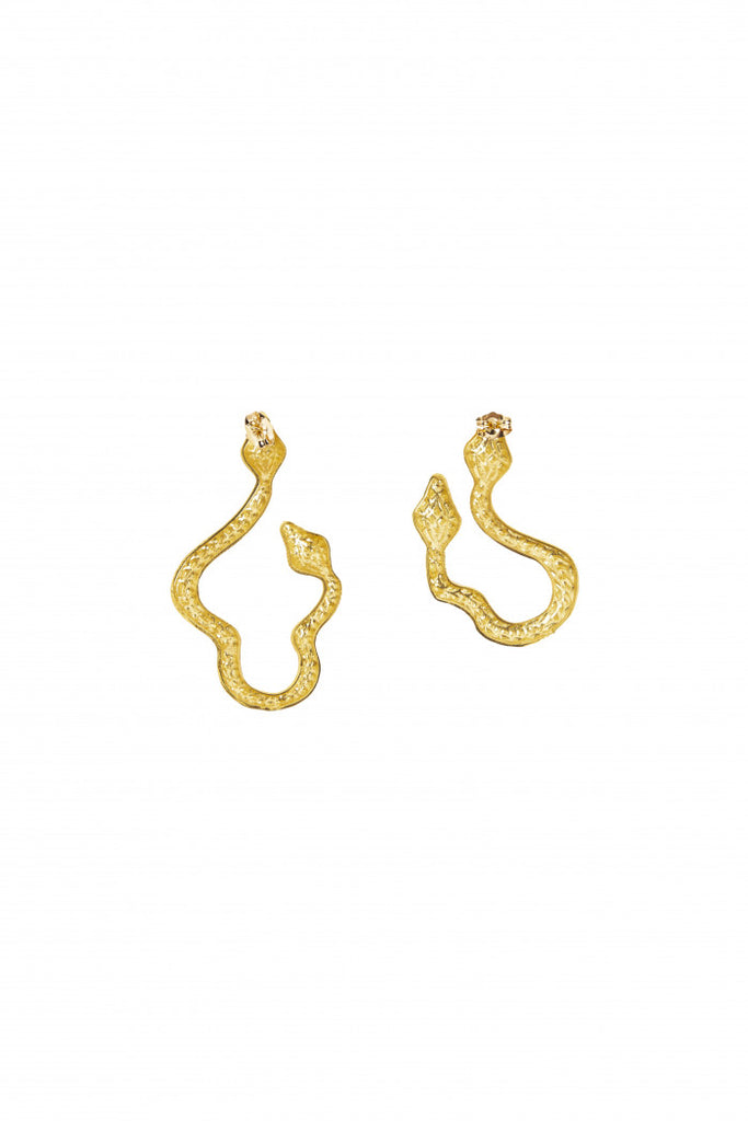 Snake With Two Heads Earrings | Maison Orient