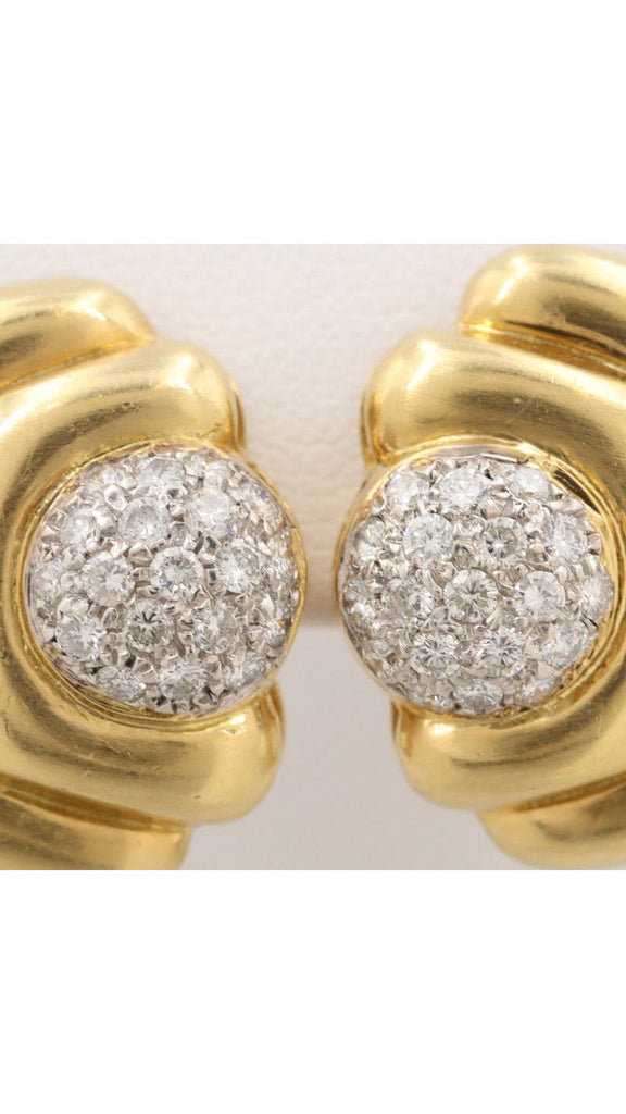 Diamond Brackets Drop Earrings - Maison OrientYazJewelsMaison OrientEarrings