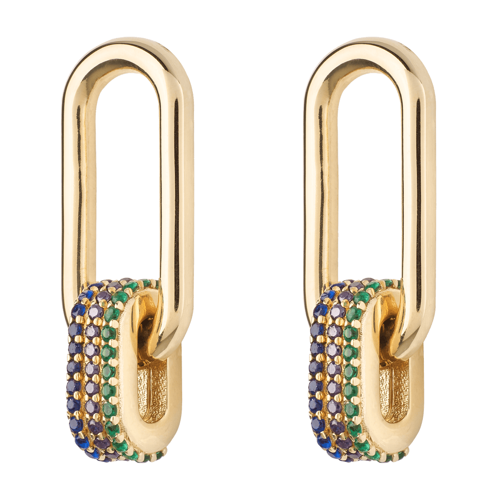 Ellipse Party In Navy - Maison OrientBouloMaison OrientEarrings