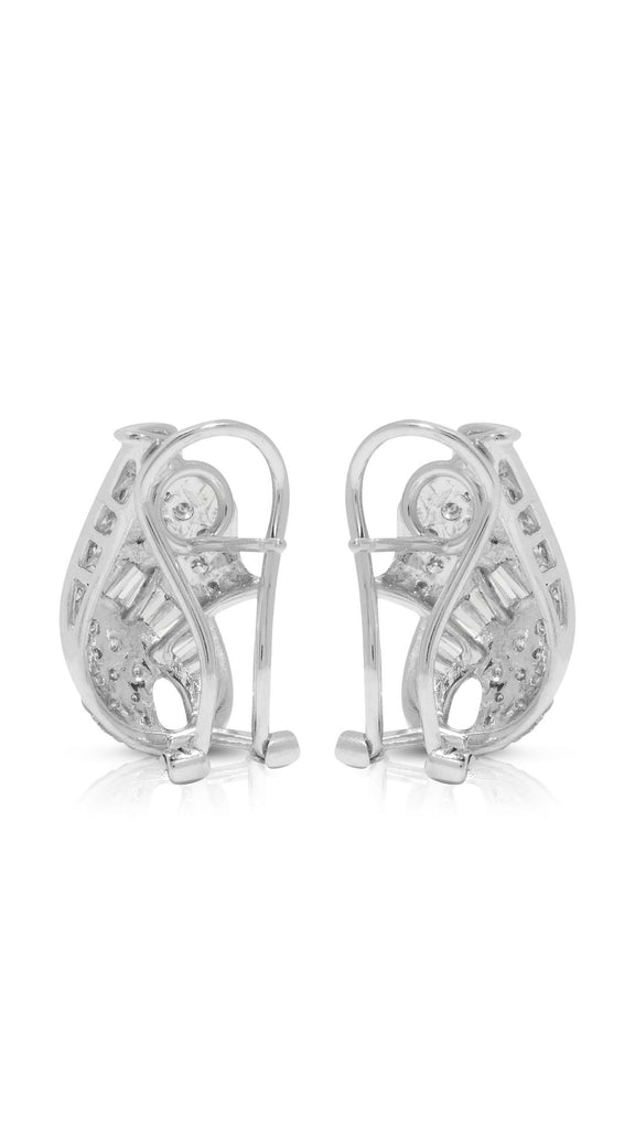 Estate 18K Diamond Earrings - Maison OrientYazJewelsMaison OrientEarrings