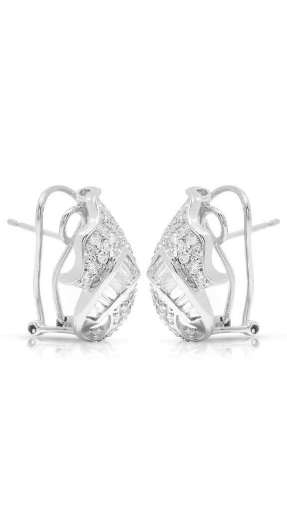 Estate 18K Diamond Earrings - Maison OrientYazJewelsMaison OrientEarrings