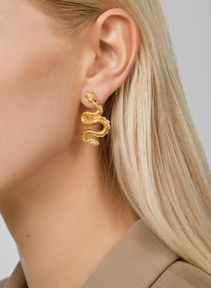 Dragon Earrings XXS | Maison Orient