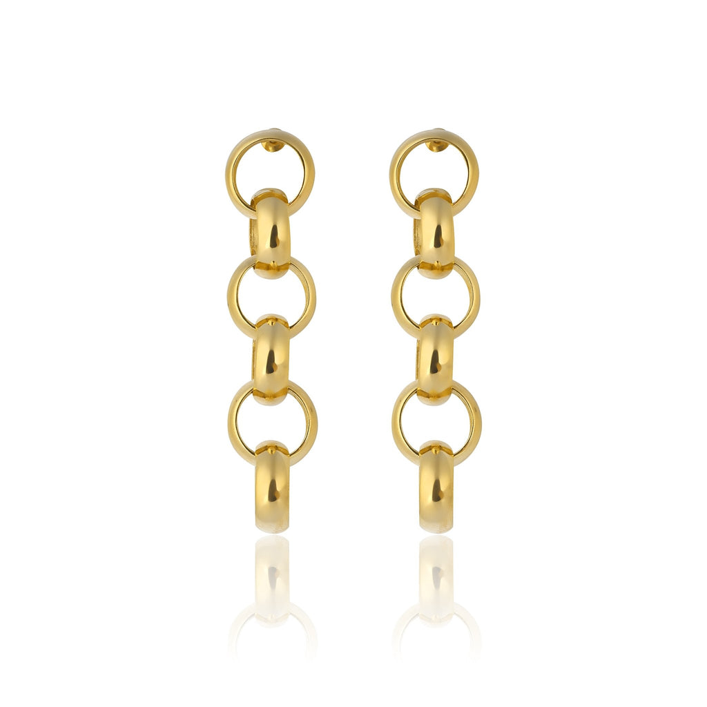 Gaia Chain Drop Earrings - Large Chains - Maison OrientMaison SoulaMaison OrientEarrings