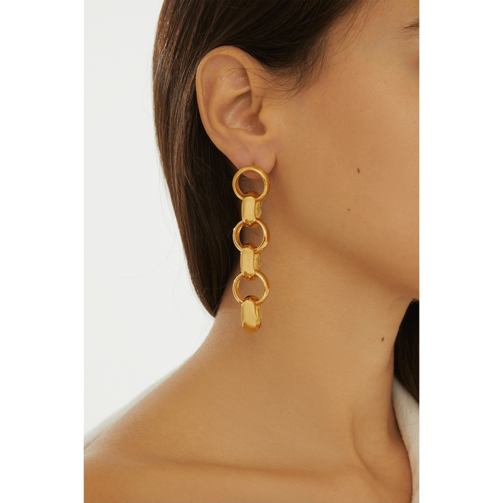 Gaia Chain Drop Earrings - Large Chains - Maison OrientMaison SoulaMaison OrientEarrings