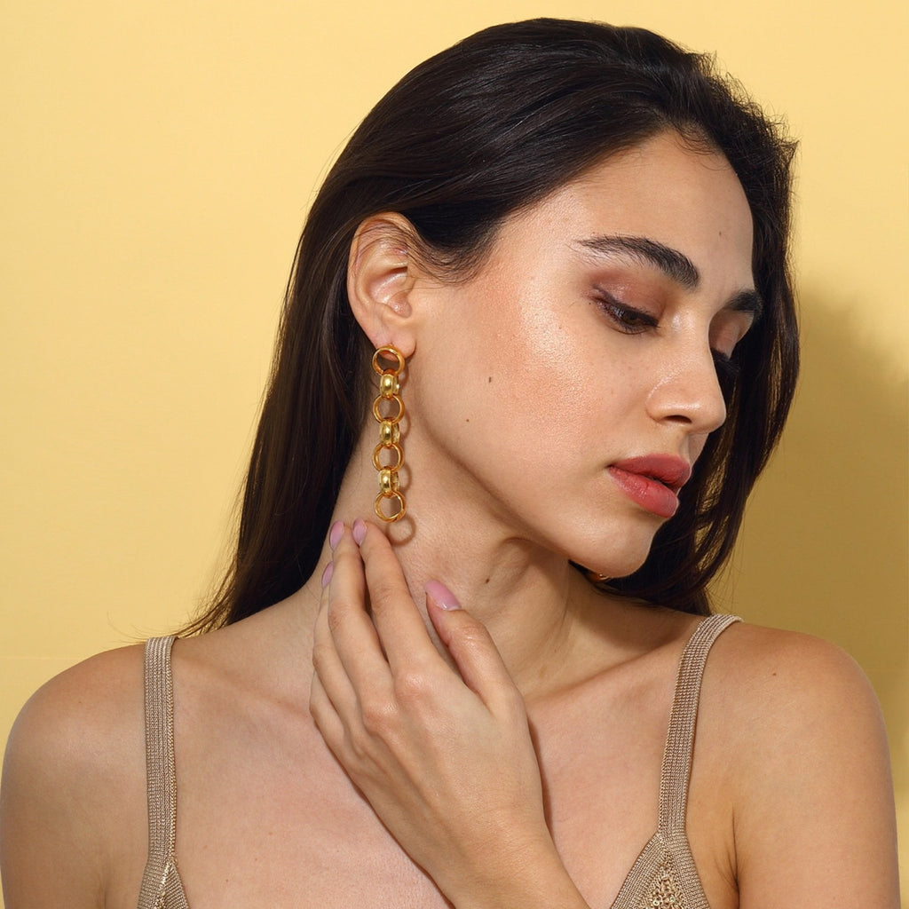 Gaia Chain Drop Earrings - Small Chains - Maison OrientMaison SoulaMaison OrientEarrings