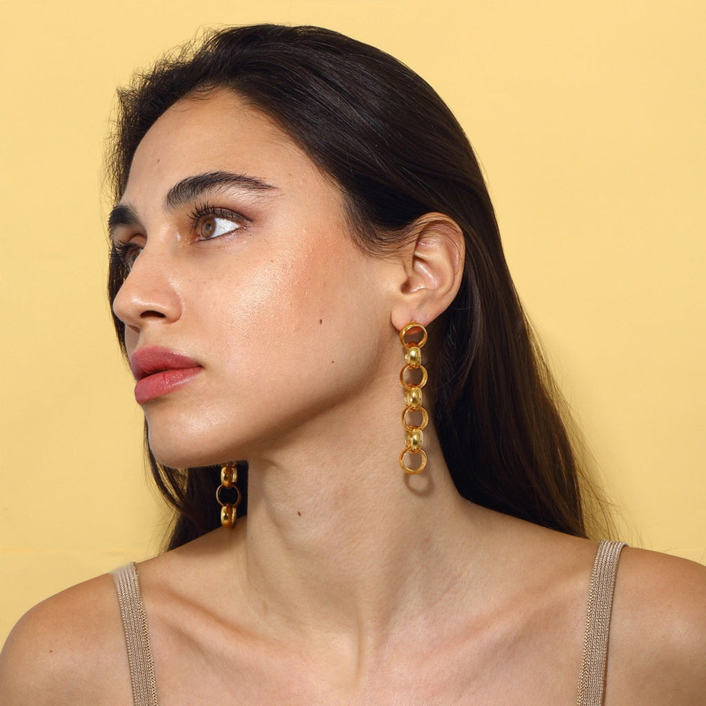 Gaia Chain Drop Earrings - Small Chains - Maison OrientMaison SoulaMaison OrientEarrings