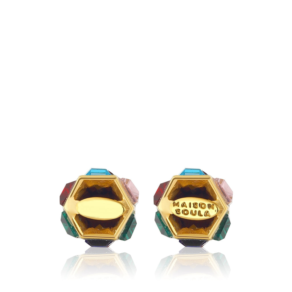 Gloria Earrings - Emerald Red - Maison OrientMaison SoulaMaison OrientEarrings