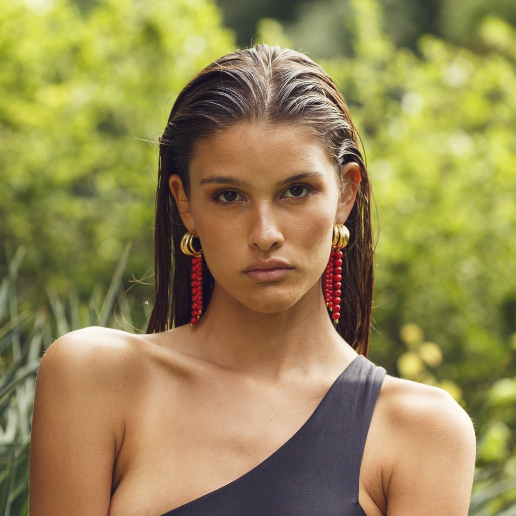 Grape Red Earring - Maison OrientBloom JewelryMaison OrientEarrings