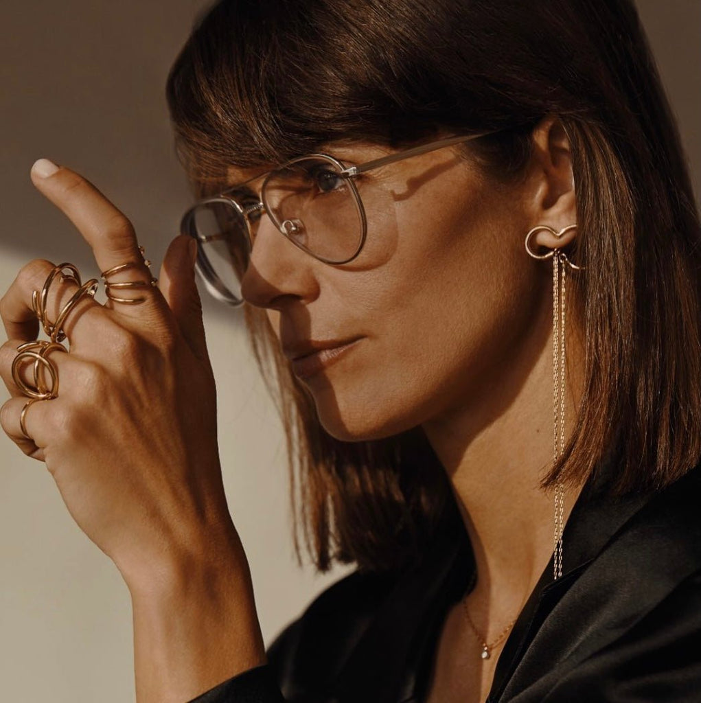 Half Circle Chain Earring - Maison OrientNoritamyMaison OrientEarrings