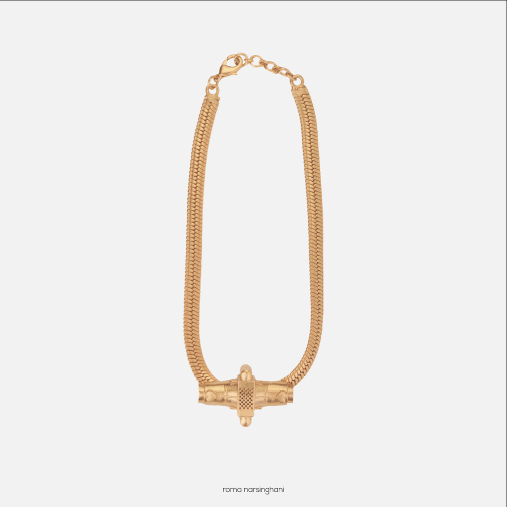 Heart Taweez Choker In Gold - Maison OrientRoma NarsinghaniMaison OrientNecklaces