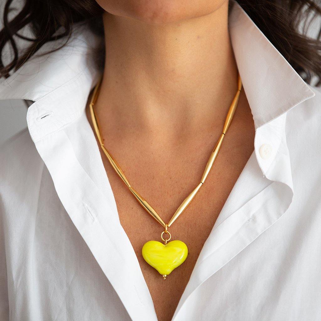 Helia Cuore Necklace In Gold - Maison OrientTohum DesignMaison OrientNecklaces