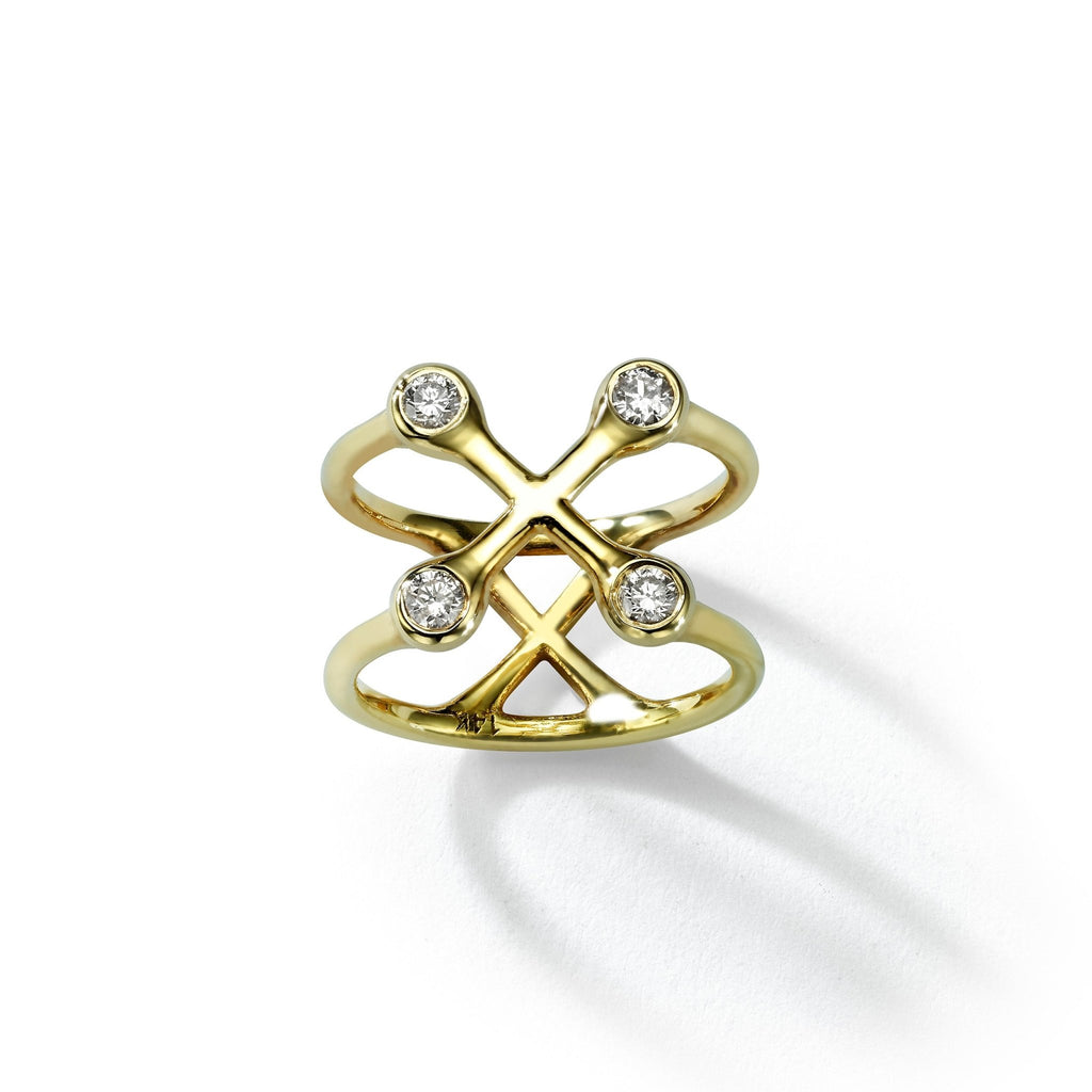 Hidden Sparx By Noritamy - X Power Ring Gold - Maison OrientNoritamyMaison OrientRings