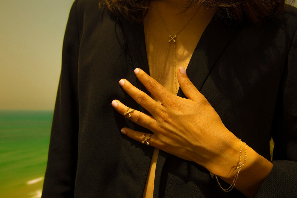 Hidden Sparx By Noritamy - X Power Ring Gold - Maison OrientNoritamyMaison OrientRings