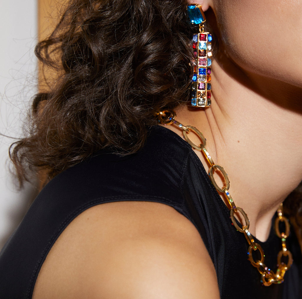 Hypnos Drop Earrings - Deep Blue - Maison OrientMaison SoulaMaison OrientEarrings