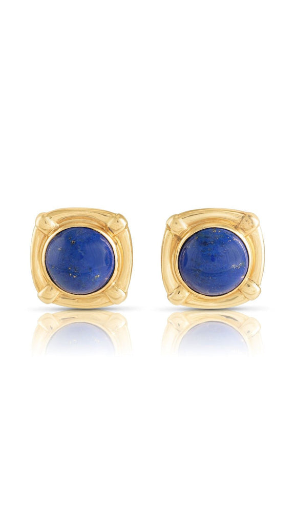 Lapis Lazuli Ear Clips - Maison OrientYazJewelsMaison OrientEarrings