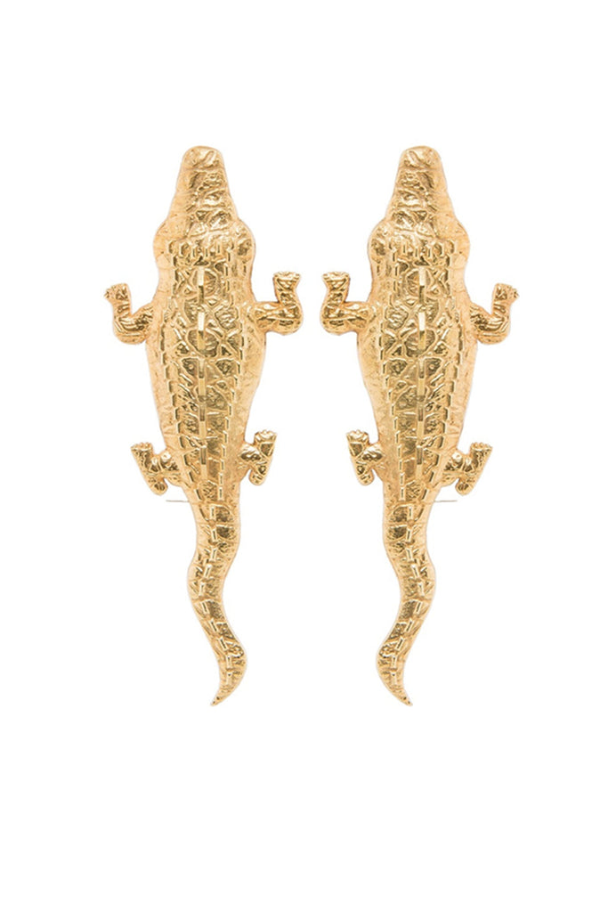 Large Crocodile Earrings - Maison OrientNatia X LakoMaison OrientEarrings