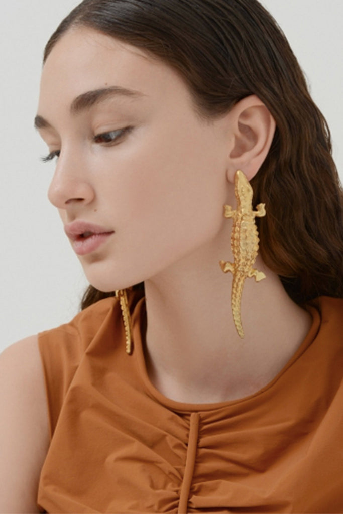 Large Lizard Earrings - Maison OrientNatia X LakoMaison OrientEarrings