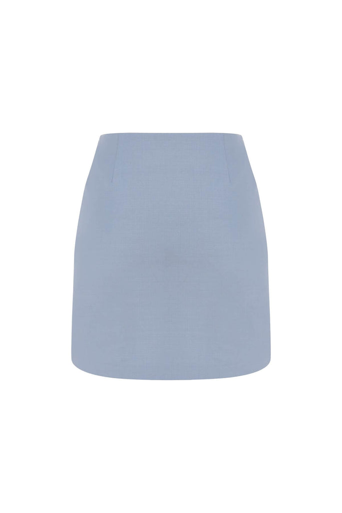 Lily Mini Blue Skirt | Maison Orient