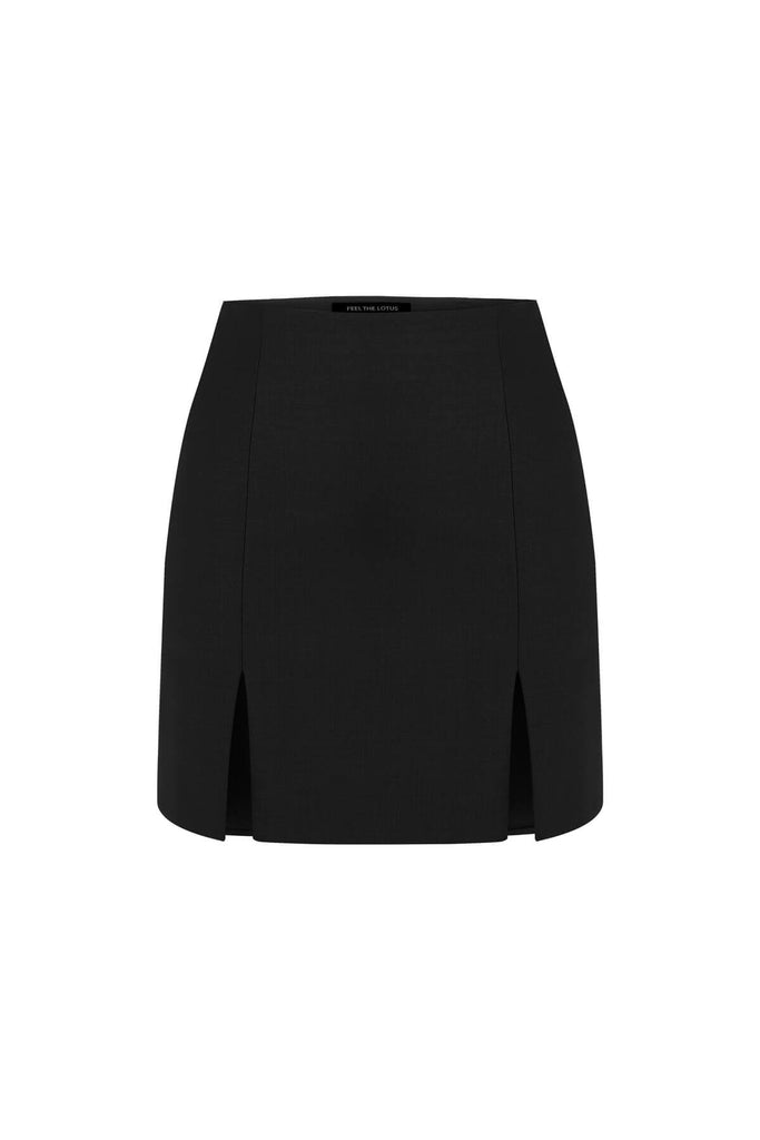 Lily Black Mini Skirt | Maison Orient