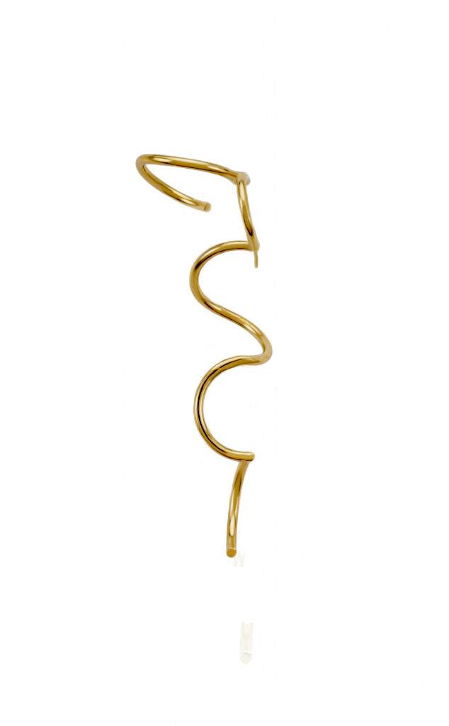 Long Circle Single Earring - Maison OrientNoritamyMaison OrientEarrings