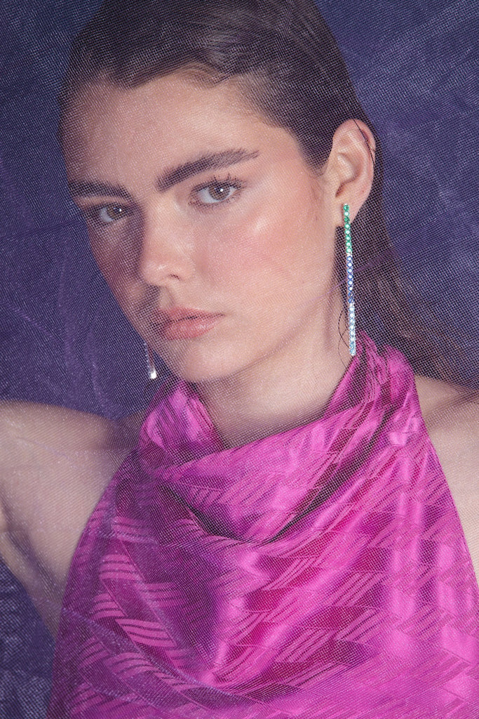 Long Story In Navy - Maison OrientBouloMaison OrientEarrings