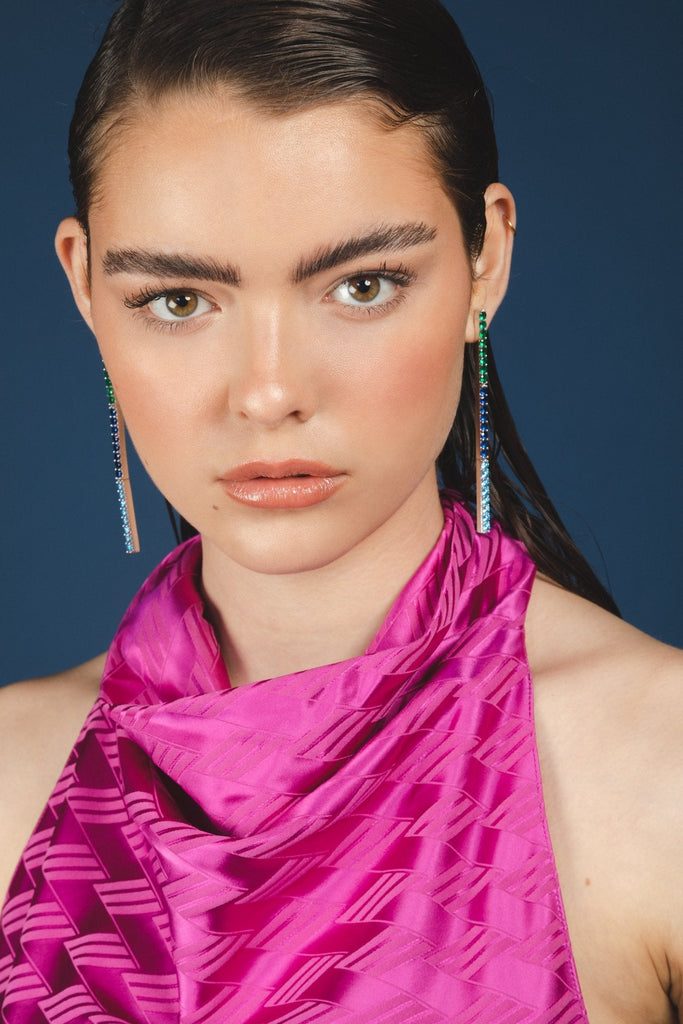 Long Story In Navy - Maison OrientBouloMaison OrientEarrings
