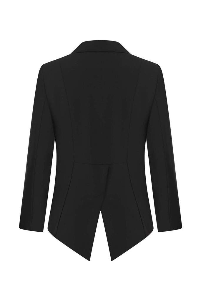Lotus Of The Clear Moon Jacket Black | Maison Orient