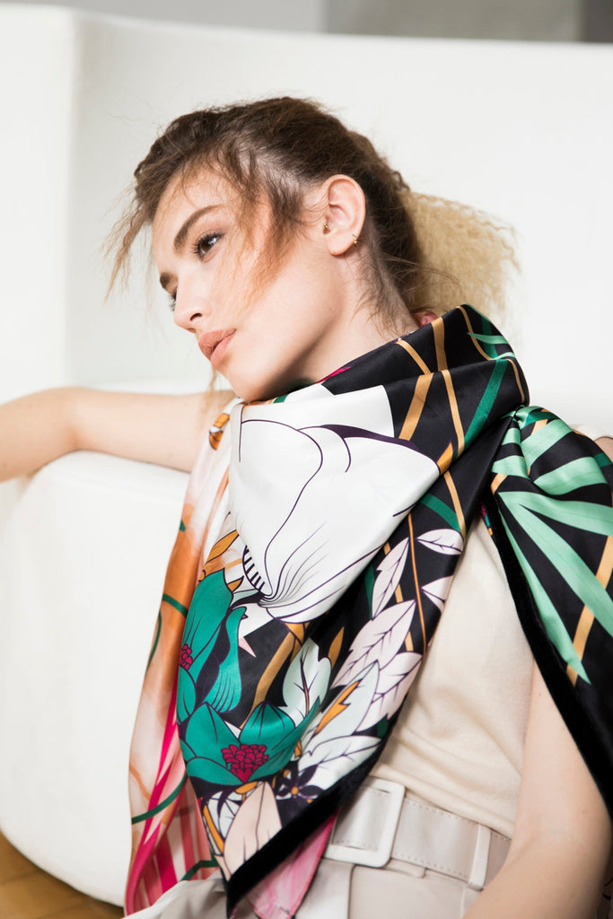 Lumi Silk Black - Maison OrientIodesMaison OrientScarf