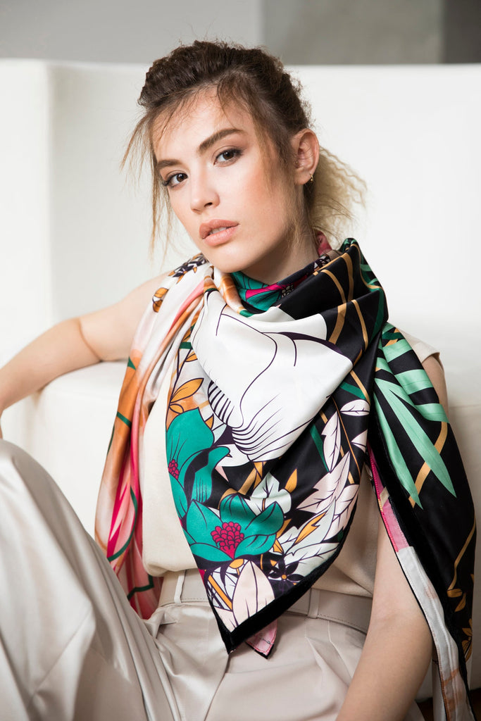 Lumi Silk Black - Maison OrientIodesMaison OrientScarf