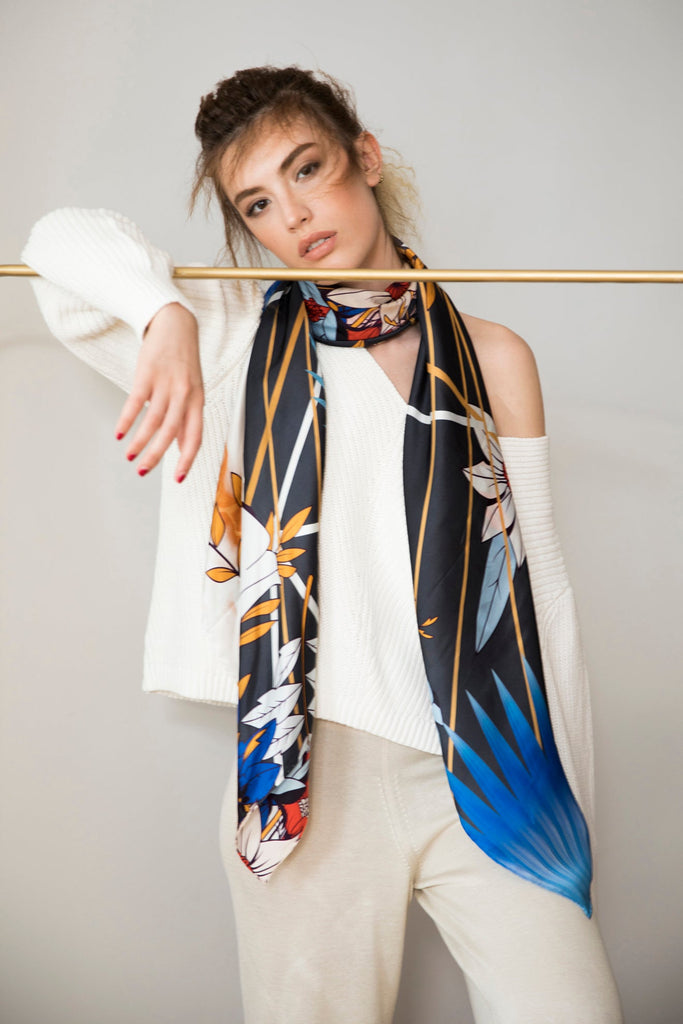 Lumi Silk Blue - Maison OrientIodesMaison OrientScarf