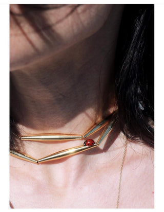 Lumia Helia Duo Chain Necklace In Gold - Maison OrientTohum DesignMaison OrientNecklaces