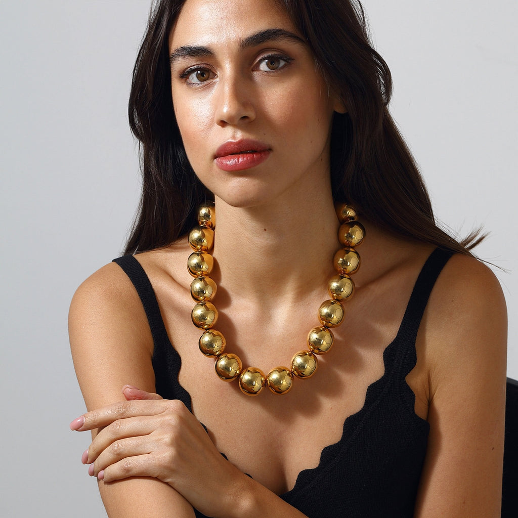 Luna Ball Necklace - Large Size Balls - Maison OrientMaison SoulaMaison OrientNecklaces